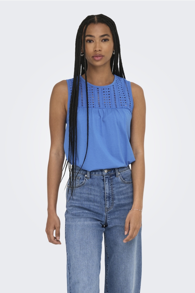 ONLSHARON S/L O-NECK TOP JRS 15347055 REGATTA
